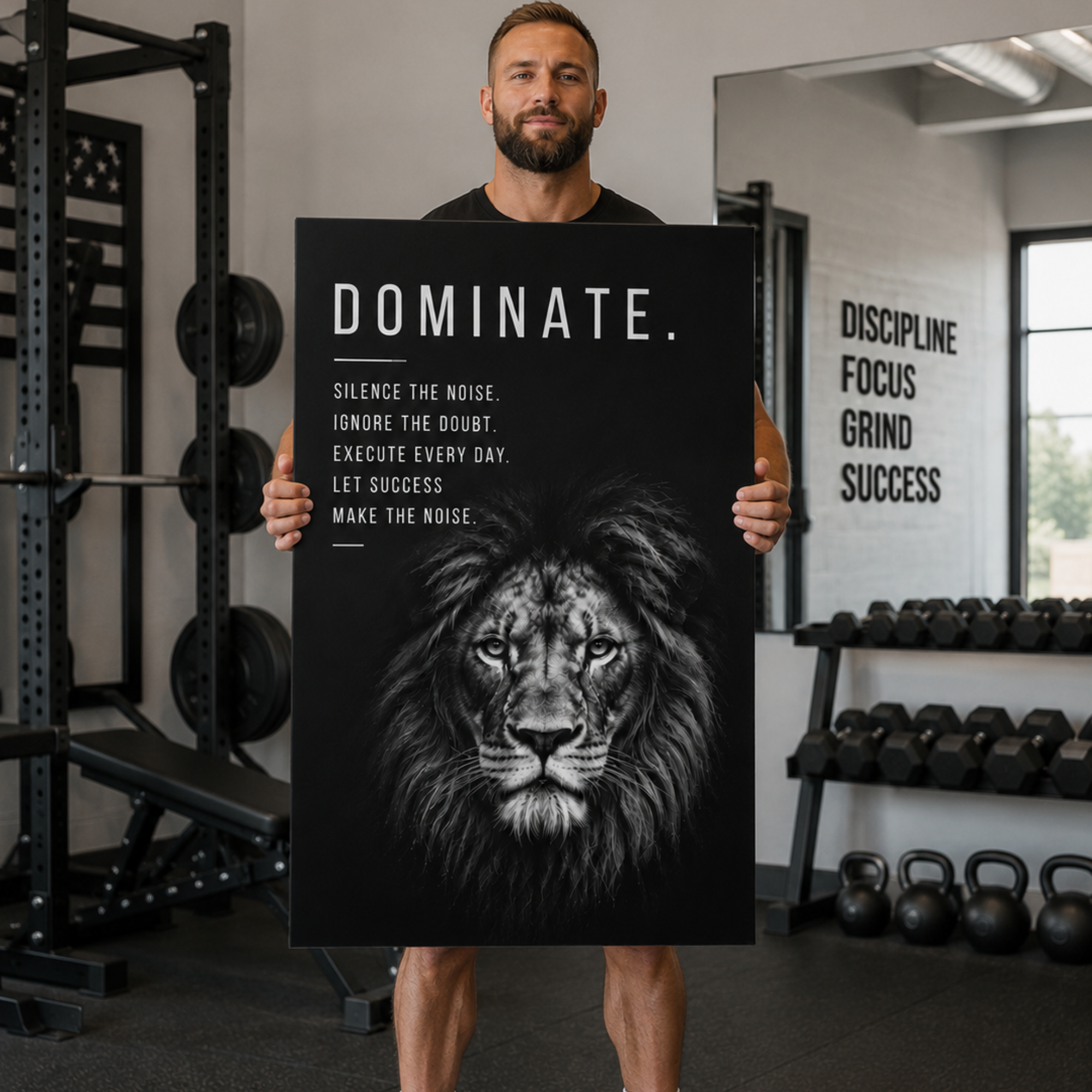 Gym wall art
