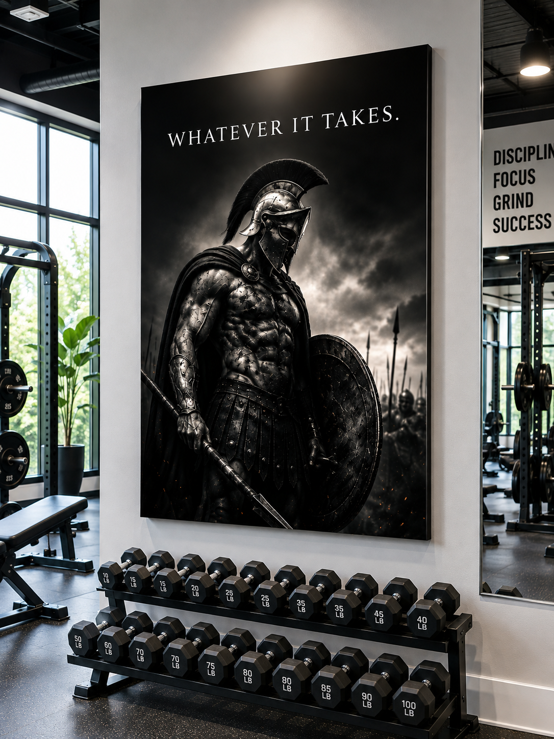 Whatever It Takes Spartan wall art